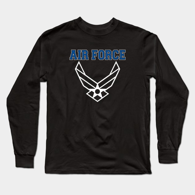 Mod.4 US Air Force USAF Air Corps Long Sleeve T-Shirt by parashop